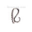 Immagine di Ottone Fermagli Per Ciondolo Pizzico Intrecciato Argento Antico 12mm x 5mm, 10 Pz