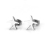 Immagine di 316 Acciaio inossidabile Gioielli Oceanici Orecchini a Perno Tono Argento Stella di Mare 9mm x 9mm, Posta / Filo Dimensione: (20 misura), 1 Paio