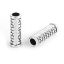 Picture of Zinc Based Alloy Spacer Beads Cylinder Antique Silver Color Stripe 14mm x 5mm, Hole: Approx 2.5mm, 200 PCs