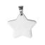 Immagine di 304 Acciaio Inossidabile Ciondoli Stella a Cinque Punte Tono Argento 37mm x 31mm, 1 Pz