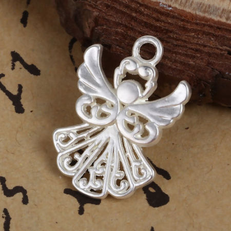 Picture of Zinc Based Alloy Charms Angel Hollow