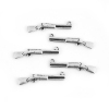 Picture of Zinc Based Alloy 3D Pendants Gun Antique Silver Color 37mm(1 4/8") x 9mm( 3/8"), 20 PCs