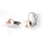 Immagine di 316 Perle di Acqua Dolce Clip Orecchio Tono Argento Champagne Pallido 17mm x 9mm, 1 Paio”