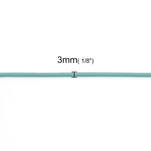 Image de Cordon en PU Vert 3mm, 5 M