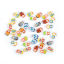 Picture of Glass Dome Seals Cabochon Russian Dolls Flatback At Random Mixed 14mm( 4/8") x 10mm( 3/8"), 30 PCs