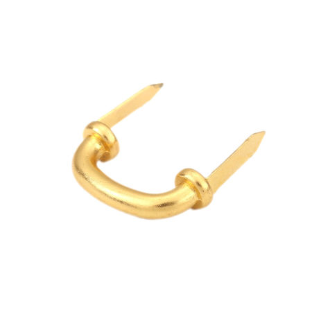 Iron Based Alloy Drawer Handles Pulls Knobs Cabinet Furniture Hardware Gold Plated 21mm( 7/8") x 19mm( 6/8"), 10 PCs