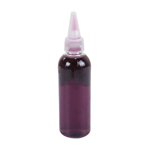 Picture of 100ml Borax DIY Tools For Slime Activator Cylinder Purple (Contain Liquid) 15cm(5 7/8") x 3.9cm(1 4/8"), 1 Bottle