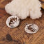 Immagine di Ottone Galassia Charms Tondo Vero Platino Placcato Sole e Luna Faccia 15mmx 13mm, 3 Pz