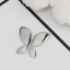 Picture of Brass Embellishments Silver Tone Butterfly Animal 11mm( 3/8") x 10mm( 3/8"), 30 PCs