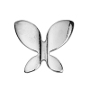 Imagen de Brass Embellishments Silver Tone Butterfly Animal 11mm( 3/8") x 10mm( 3/8"), 30 PCs