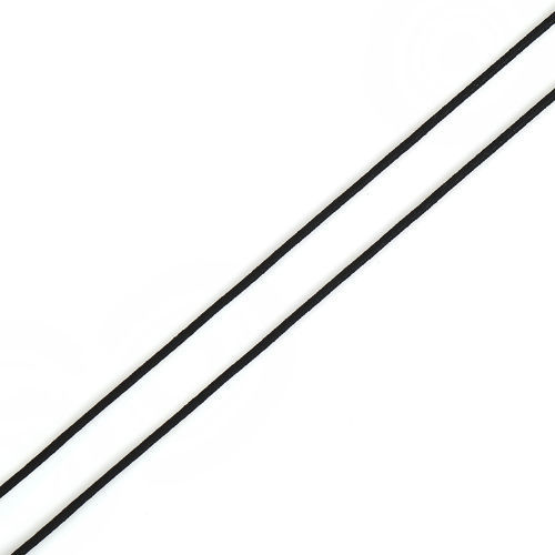 Bild von Terylen Schnur Für Buddha / Mala / Gebetsperlen Schwarz Elastisch 1mm, 1 Rolle (ca. 20 Meter/Rolle)