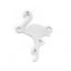 Image de Connecteurs en 201 Acier Inoxydable Flamants Argent Mat 23mm x 16mm, 2 Pcs