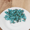 Picture of Turquoise ( Natural ) Micro Landscape Miniature Shelter House Aquarium Home Decoration Chip Beads Green Blue About 11mm x5mm( 3/8" x 2/8") - 4mm x3mm( 1/8" x 1/8"), 500 Grams