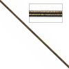 Picture of Brass Snake Chain Findings Black Golden 2.3x1mm( 1/8" x1mm), 3 M
