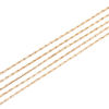 Picture of Brass Link Chain Findings KC Gold Plated 6x1.3mm( 2/8" x1.3mm), 3 M                                                                                                                                                                                           
