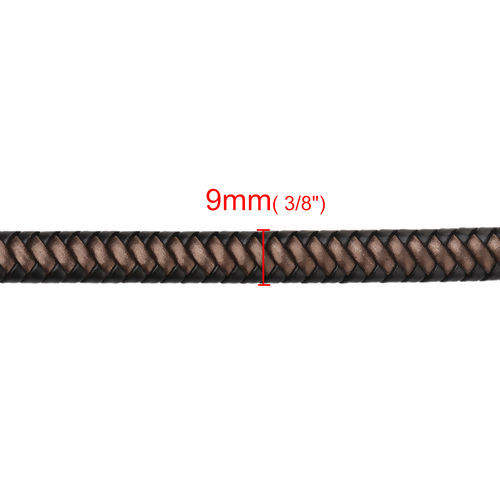Bild von PU Schnur Goldenbraun 9mm, 2 Meter
