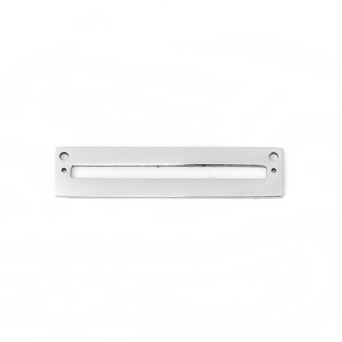 Immagine di 201 Acciaio Inossidabile Linea Centrale Adattativa Connettore Rettangolo Tono Argento 35mm x 8mm, 3 Pz