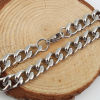 Picture of 304 Stainless Steel Bracelets Silver Tone 21cm(8 2/8") long, 1 Piece