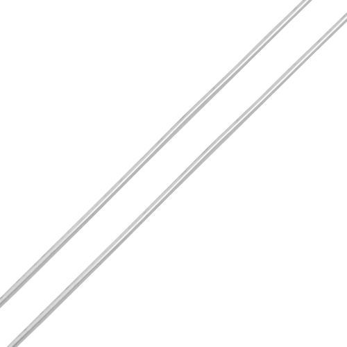 銅 ビーズワイヤー ワイヤー 糸 シルバートーン 0.25mm （30号）、 2 巻 (約 18 M/巻) の画像