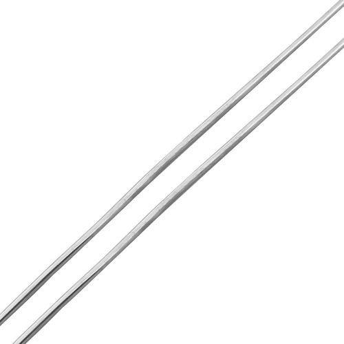 Изображение Медь провод бусы Нитки и Шнуры Серебряный Тон 0.8мм (20 калибров) 2 Рулона (Примерно 2.2 M/Рулон)