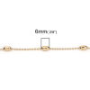Picture of Copper Ball Chain Necklace Oval KC Gold Plated 51cm(20 1/8") long, Chain Size: 1.5mm, 3 PCs