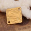 Picture of Zinc Based Alloy Connectors Rhombus Matt Gold 22mm x 22mm, 10 PCs
