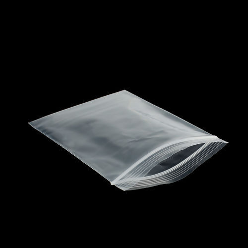 Bild von PVC Druckverschlussbeutel Rechteck Transparent (Nutzraum: 7.4x6cm) 8.3cm x6cm, 300 Stück