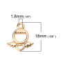 Picture of Zinc Based Alloy Charms Angel Gold Plated 18mm( 6/8") x 16mm( 5/8"), 20 PCs