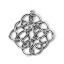 Bild von Messing Anhänger Keltischer Knoten Antiksilber 32mm x 31mm, 3 Stück