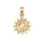 Immagine di 304 Acciaio Inossidabile Ciondoli Girasole Oro Placcato 32mm x 20mm, 1 Pz