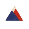Picture of Copper Enamel Painting Charms Multicolor Triangle Sparkledust 