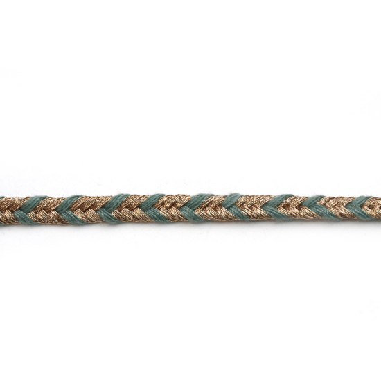 Bild von Terylen Geflochtenes Garn Mintgrün 4-3mm, 10 Yards