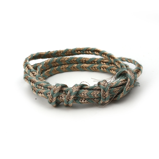 Bild von Terylen Geflochtenes Garn Mintgrün 4-3mm, 10 Yards