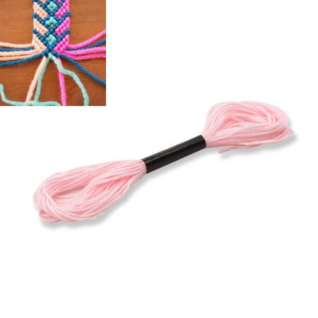 Immagine di Cotone Gioielli Corda Rosa 1mm, 2 fasci(8M/fasci)