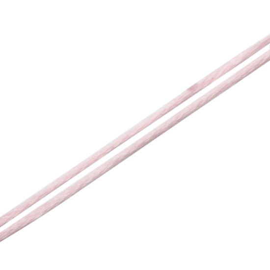Изображение Хлопок ювелирные изделия Веревка Розовый 1мм, 2 Связки(8M/Связки)