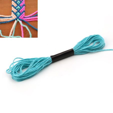 Immagine di Cotone Gioielli Corda Blu 1mm, 2 fasci(8M/fasci)