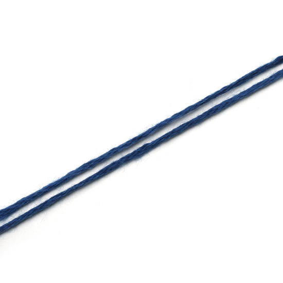 Imagen de Cuerda Algodón de Azul Marino 1mm Diámetro, 2 atados(8M/atados)