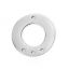 Image de Connecteurs à Lustre en 304 Acier Inoxydable Annulaire Argent Mat 22mm Dia., 2 Pcs