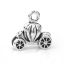 Picture of Zinc Based Alloy Halloween Charms Pumpkin Carriage Antique Silver Color 14mm( 4/8") x 13mm( 4/8"), 50 PCs