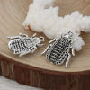 Picture of Zinc Based Alloy Charms Insect Animal Antique Silver Color 24mm(1") x 20mm( 6/8"), 30 PCs