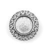 Bild von Zinklegierung Cabochon Fassung Rund Antiksilber Herz Cabochon Fassung (für 14mm D.) 23mm x 23mm, 10 Stück