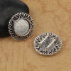 Bild von Zinklegierung Cabochon Fassung Rund Antiksilber Herz Cabochon Fassung (für 14mm D.) 23mm x 23mm, 10 Stück