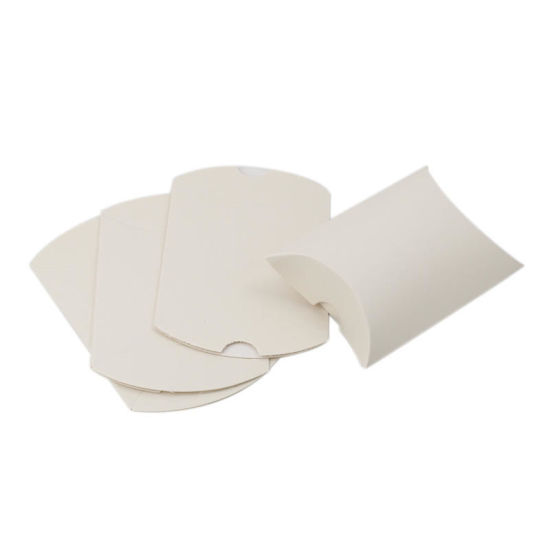 Изображение Бумага бумажная коробка для свадебной конфеты Прямоугольник Белый 11.5см x 7см , 50 ШТ