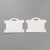 Picture of Paper Jewelry Display Card Rectangle White 95mm(3 6/8") x 75mm(3"), 100 Sheets