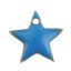 Immagine di Ottone Charms Stella a Cinque Punte Oro Placcato Blu Smalto 12mmx 11mm, 10 Pz
