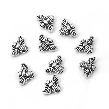 Picture of Zinc Based Alloy Spacer Beads Butterfly Animal 