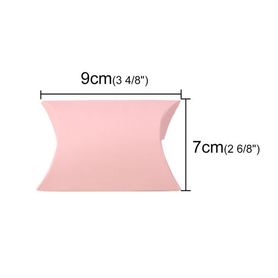 紙 プチギフト 長方形 ピンク 11.5cm x 7cm 、 50 個 の画像