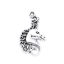 Picture of Zinc Based Alloy Charms Horse Animal Antique Silver Color 25mm(1") x 15mm( 5/8"), 10 PCs