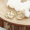 Picture of Zinc Based Alloy Connectors Round Gold Plated 20mm x 15mm, 20 PCs