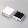 Image de Ecrins à Bijoux en Papier pour Bagues Rectangle Blanc 52mm x 50mm, 2 Pcs